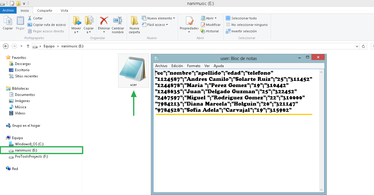 validando la exportacion